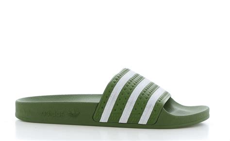 adidas adilette groen wit|adidas adilette dames.